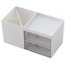 Office table storage box dressing table storage box cosmetics storage box cosmetics storage box mini office table storage boxwhite