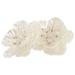 Flower Accessories Floral Jewelry Scrapbook Materials 6 Pcs Two-color Hairpin Clip Earring Making Supplies Earrings Charms for DIY Crafting