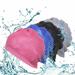 2 Pack Unisex Swim Caps Durable Flexible Silicone Swimming Hats for Adults Bathing Swimming Caps for Short/Long Hair Blue