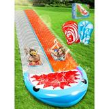 Syncfun Water Slides with 2 Boogie Boards 21ft Backyard Outdoor Lawn Slip Waterslide with Sprinklers Summer Toy Shark