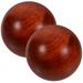 2Pcs 5cm Wooden Fitness Ball Practical Hand Training Ball Muscle Stretch Balls Health Care Ball