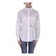 Ralph Lauren , White Chain Detail Long-Sleeved Blouse ,White female, Sizes: L
