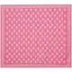Alexander McQueen , Pink Biker Silk Scarf with Skull Pattern and Logo ,Pink female, Sizes: ONE SIZE