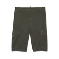 Mason's , Stretch Cotton Cargo Shorts ,Green male, Sizes: L, XL