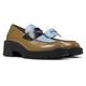 CAMPER Twins - Loafers for Women - Brown,Blue,White, size 5, Smooth leather