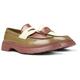 CAMPER Twins - Formal shoes for Women - Brown,Red,White, size 6, Smooth leather