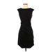 Theory Casual Dress - Sheath Crew Neck Sleeveless: Black Solid Dresses - Women's Size 0