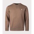 Polo Ralph Lauren Mens Crew Neck Sweatshirt - Colour: 016 Cedar Heather - Size: Medium