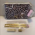 Kate Spade Office | Kate Spade Flair Flora Pencil Pouch | Color: Gold | Size: Os