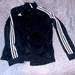 Adidas Jackets & Coats | Adidas. Size Medium. Sports Jacket. Black And White Stripes. | Color: Black/White | Size: M