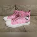 Disney Shoes | Minnie Mouse Disney Pink High Tops Nwot Sz 3 | Color: Pink | Size: 3bb