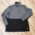 Adidas Shirts | Adidas Black/Gray Athletic Long Sleeve Pullover Size Xl. | Color: Black/Gray | Size: Xl