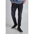 Slim-fit-Jeans BLEND "BLEND BHJet fit Multiflex - NOOS 20707721" Gr. 32, Länge 32, schwarz (denim washed black) Herren Jeans Slim Fit