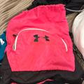 Under Armour Bags | Hot Pink Under Armour Draw String Bag Gym Bag Backpack Park Bag | Color: Pink | Size: Os