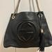 Gucci Bags | Black Gucci Bag With Tassel And Gold Hardware/Medium Soho Chain Tote | Color: Black | Size: Os