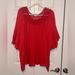 Anthropologie Tops | Anthropologie Easel Bohemian Boho Floral Blouse Top Size M Chest 30 Length 27 | Color: Red | Size: M