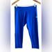 Adidas Pants & Jumpsuits | Adidas: Cobalt Blue Capris Activewear Leggings | Color: Blue | Size: M