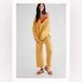 Free People Pants & Jumpsuits | Free People Hailee Sweater Set | Color: Yellow | Size: S