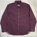 J. Crew Shirts | J. Crew Shirt Xl 17-17.5 Thompson Wrinkle Free Button Up Men's New Maroon Dots | Color: Red/White | Size: Xl