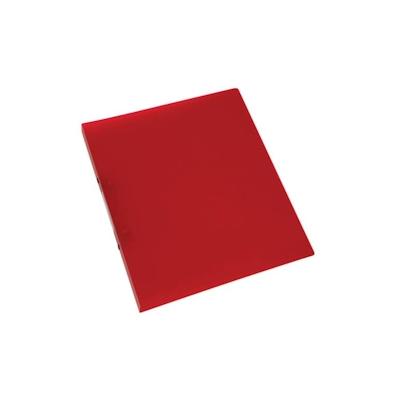 Schulordner, A4, 2-Ring, 16mm, transluzent rot Image