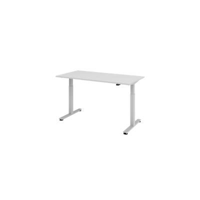 Hammerbacher-Sitz-Steh-Schreibtisch el.160x80cm Grau-VXMST16/5/S