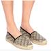 Gucci Shoes | Gucci Gg Supreme Monogram Bees Espadrille Flats Size 38 Casual Brown Black | Color: Black/Brown | Size: 38eu