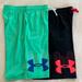 Under Armour Bottoms | 2 Under Armour Boys Shorts - Yl | Color: Black/Blue/Green/Orange/Red | Size: Lb