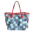 Louis Vuitton Bags | Louis Vuitton Blue Denim Monogram Patchwork Neverfull Mm | Color: Blue | Size: Os