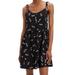 Levi's Dresses | Levi’s Palm Tree Mini Sundress Size L Women's Black | Color: Black | Size: L