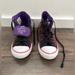 Converse Shoes | Converse Disney Frozen Anna Chuck Taylor All-Star High Top Youth Shoes Size 3.5 | Color: Black/Purple | Size: 3.5g