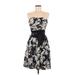 Max and Cleo Casual Dress: Black Damask Dresses - Women's Size 6