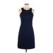 Rebecca Taylor Casual Dress - Sheath: Blue Marled Dresses - Women's Size 6