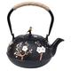 HEMOTON Iron Teapot Water Pot Cast Iron Tea Camping Stoves Creative Water Kettle Asian Teapot Japanese Iron Tea Kettle Japanese Tea Pot Loose Leaf Tea Kettle Small Whistle Enamel