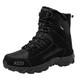 Winter Shoes Men's Winter Boots Lined and Waterproof Trainers & Sports Shoes Warm Winter Snow Boots Hiking Shoes Non-Slip Combat Boots Men Outdoor Shoes for Hiking Work Camping, 01 black, 6 UK