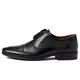 Florsheim Mens Jackson Cap Toe Oxford Oxford, Black, 9 Wide