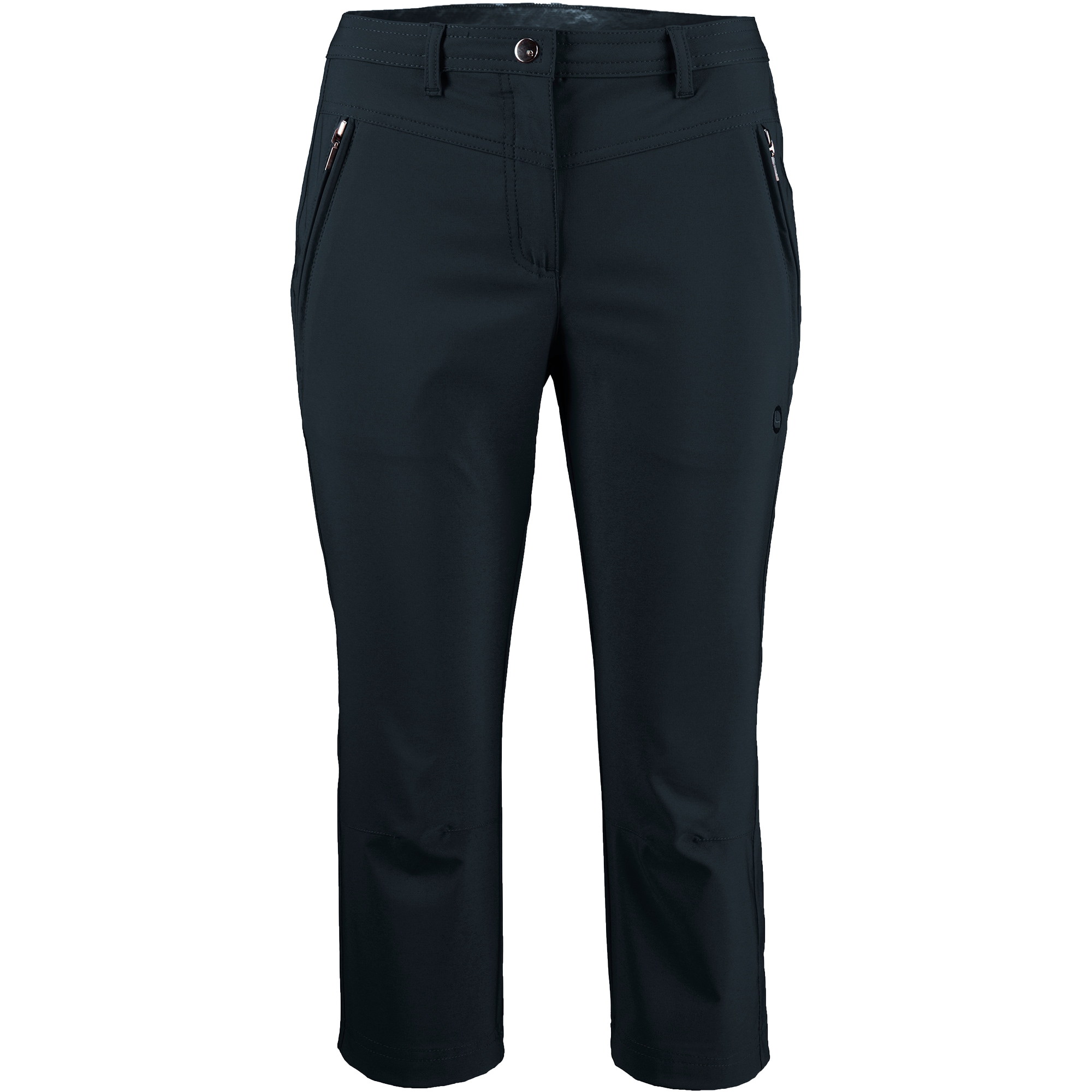 3/4-Hose DEPROC ACTIVE "KENORA PIRATE WOMEN", Damen, Gr. 34 (XS), Normalgrößen, grau (anthra), 97% Polyester; 3% Elastan, Hosen, auch in Großen Größen erhältlich
