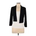 Calvin Klein Jacket: Short Black Print Jackets & Outerwear - Women's Size Large