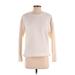 Ann Taylor LOFT Pullover Sweater: Ivory Solid Tops - Women's Size X-Small