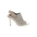 Pedro Garcia Heels: Gray Shoes - Women's Size 38