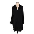 Banana Republic Casual Dress - Shirtdress: Black Dresses - Women's Size X-Small