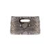 MICHAEL Michael Kors Clutch: Embossed Gray Snake Print Bags