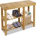 hoe Rack Bench for Entryway - 33.5"D x 11.02"W x 17.7"H