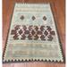 HERAT ORIENTAL Hand-woven Mimana Wool Kilim Rug - 4' x 6'1"