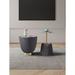 Manhattan Comfort Modern Anderson Ceramic Gold Table Set