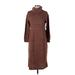 Old Navy Casual Dress - Sweater Dress: Brown Marled Dresses - New - Women's Size X-Small