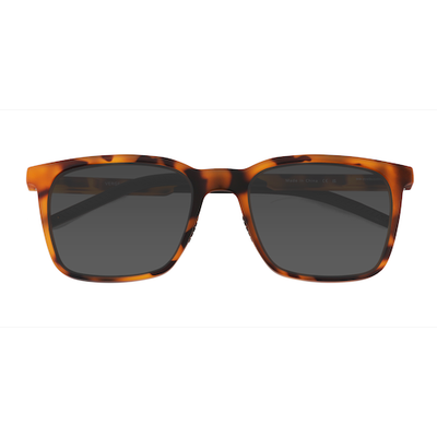 Unisex s square Matte Tortoise Plastic Prescription sunglasses - Eyebuydirect s Verge