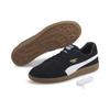 Sneaker PUMA "HANDBALL", Gr. 47, schwarz-weiß (puma schwarz, puma weiß, gum), Leder, mehrfarbig, sportlich, Schuhe