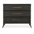 Hooker Furniture Retreat Pole Rattan Chest Nightstand Wood in Black | 32 H x 40 W x 20 D in | Wayfair 6950-90017-99