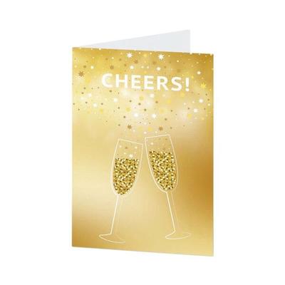 LUMA KARTENEDITION Glückwunschkarte »Gratulation! Cheers!«, 11.5x17.5 cm
