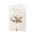 Trauerkarte »In dankbarer Erinnerung Blume«, LUMA KARTENEDITION, 11.5x17.5 cm